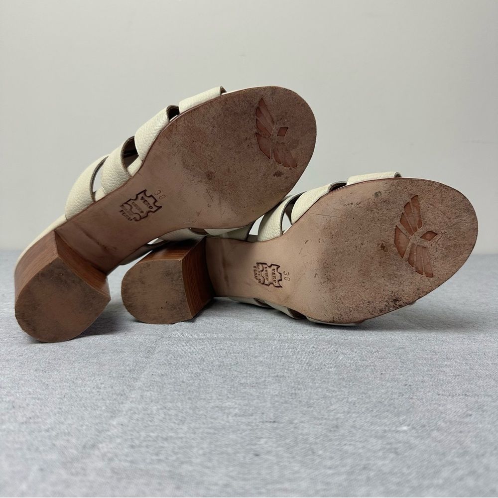 Fortress Of Inca Leather Isla Mule Stacked Block Heel Sandals, 38 — image 8 of 8